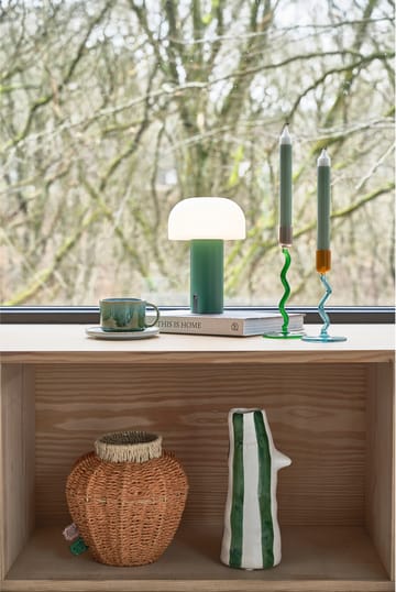 Styles LED-valo kannettava Ø15 cm - Green - Villa Collection