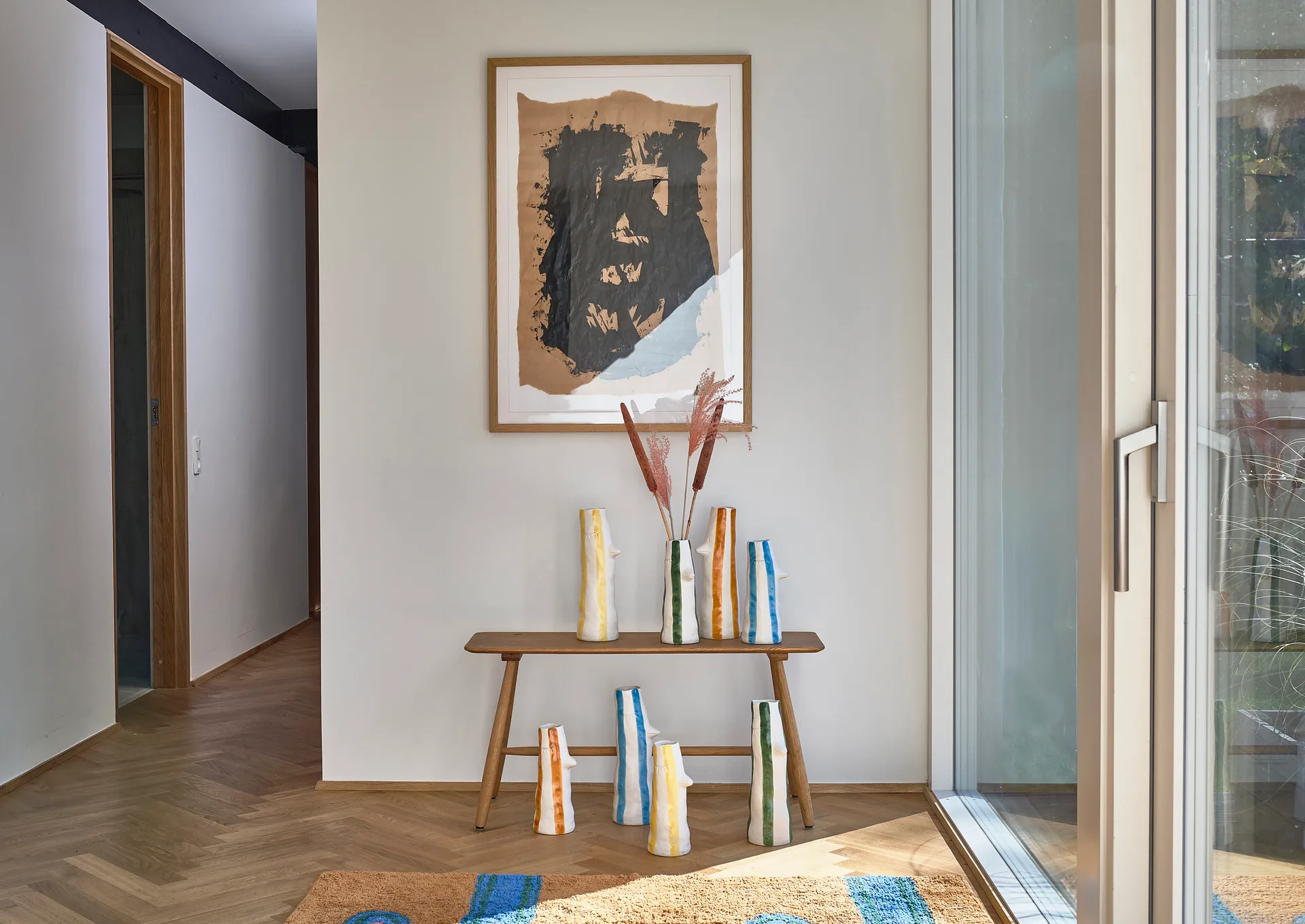 Styles maljakko nenällä ja silmäripsillä 26 cm, Blue Villa Collection