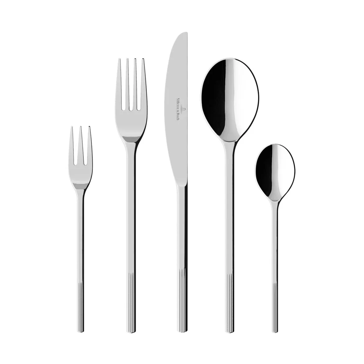 Afina aterinsetti, Ruostumaton teräs, 30 osaa Villeroy & Boch