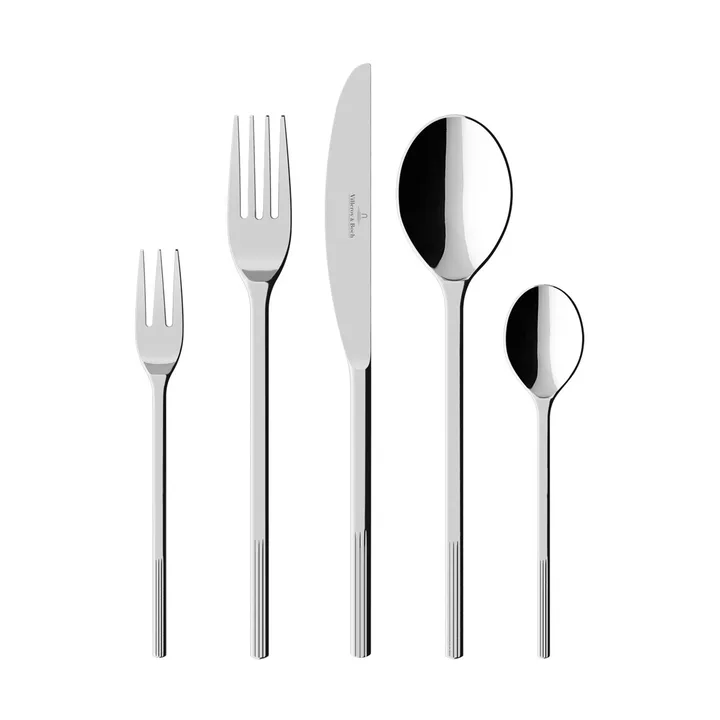 Afina aterinsetti - Ruostumaton teräs, 30 osaa - Villeroy & Boch