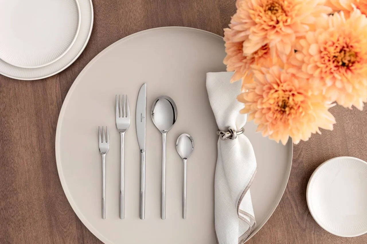 Afina aterinsetti, Ruostumaton teräs, 30 osaa Villeroy & Boch