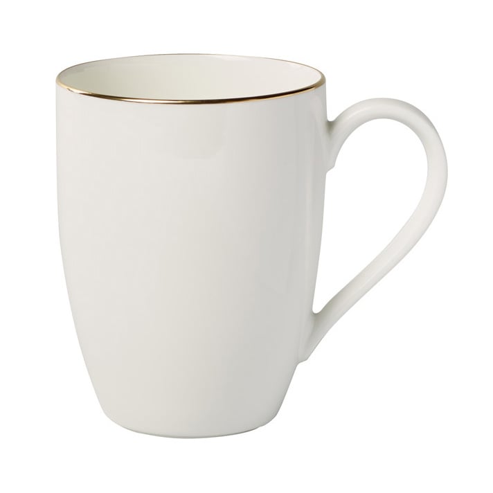 Villeroy & Boch Anmut Gold -muki, 35 cl Valkoinen | Skandinaavinen Sisustus | Kahvikupit | Valkoinen