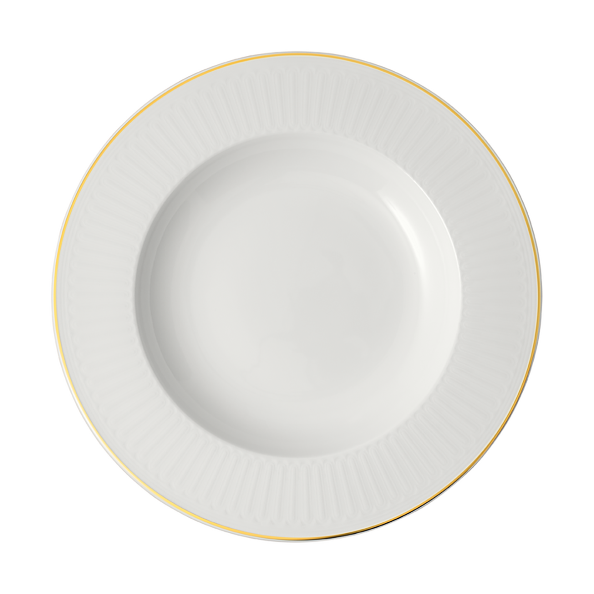 Villeroy & Boch Château Septfontaines syvä lautanen 29 x 3,5 cm Valkoinen-kulta
