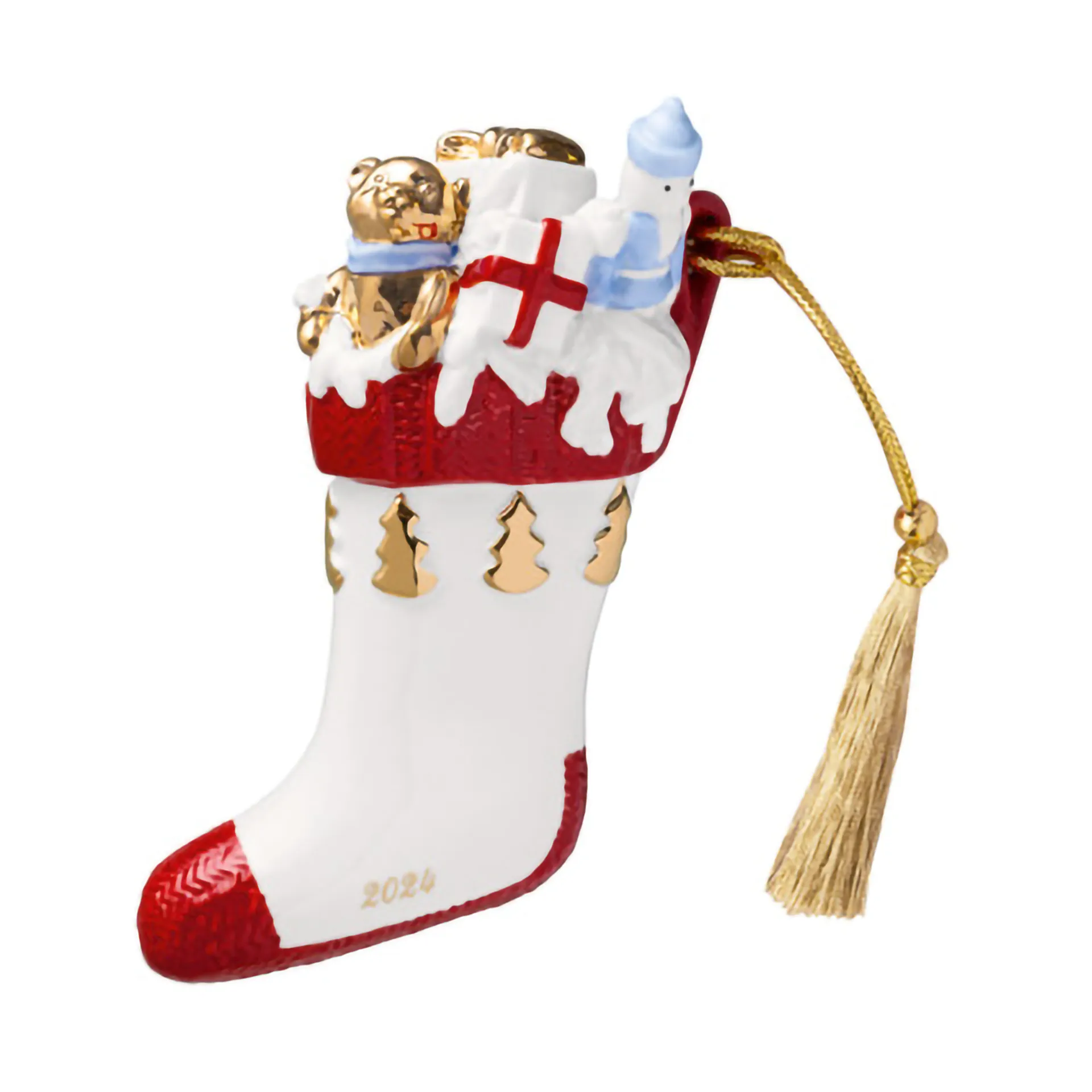 Christmas Classics joulukoriste saapas, Valko-punainen Villeroy & Boch