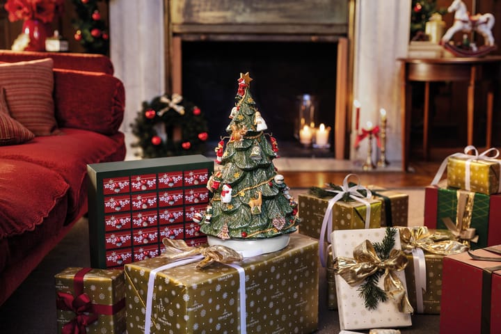 Christmas Toys Memory -adventtikalenteri joulukuusella, Vihreä-punainen Villeroy & Boch