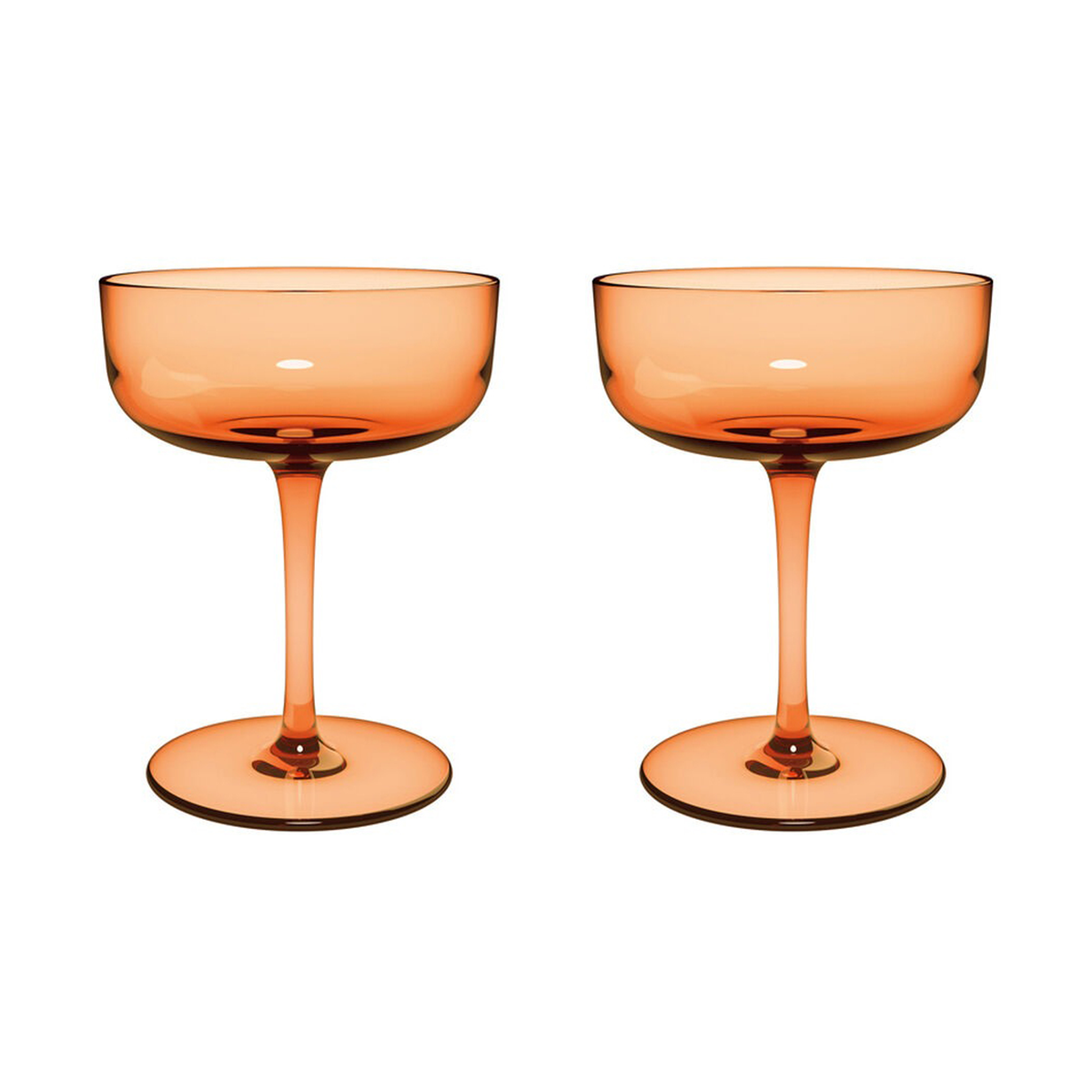 Villeroy & Boch Like samppanjalasi coupe 10 cl 2-pakkaus Apricot