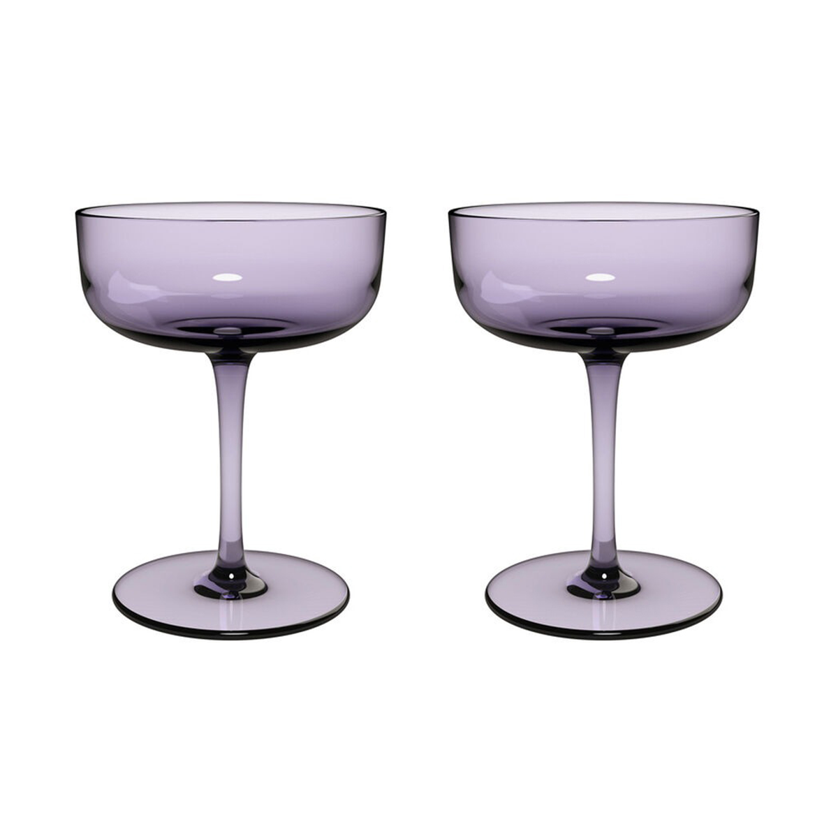 Villeroy & Boch Like samppanjalasi coupe 10 cl 2-pakkaus Lavender