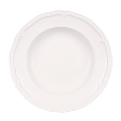 Villeroy & Boch Manoir syvä lautanen 23 cm | Skandinaavinen Sisustus | Syvät lautaset | Valkoinen