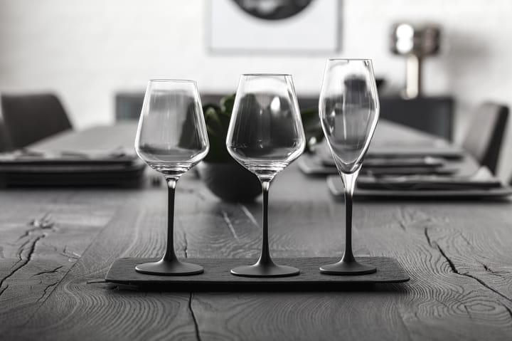 Manufacture Rock champagnelasi 26 cl 4 kpl, Kirkas-musta Villeroy & Boch