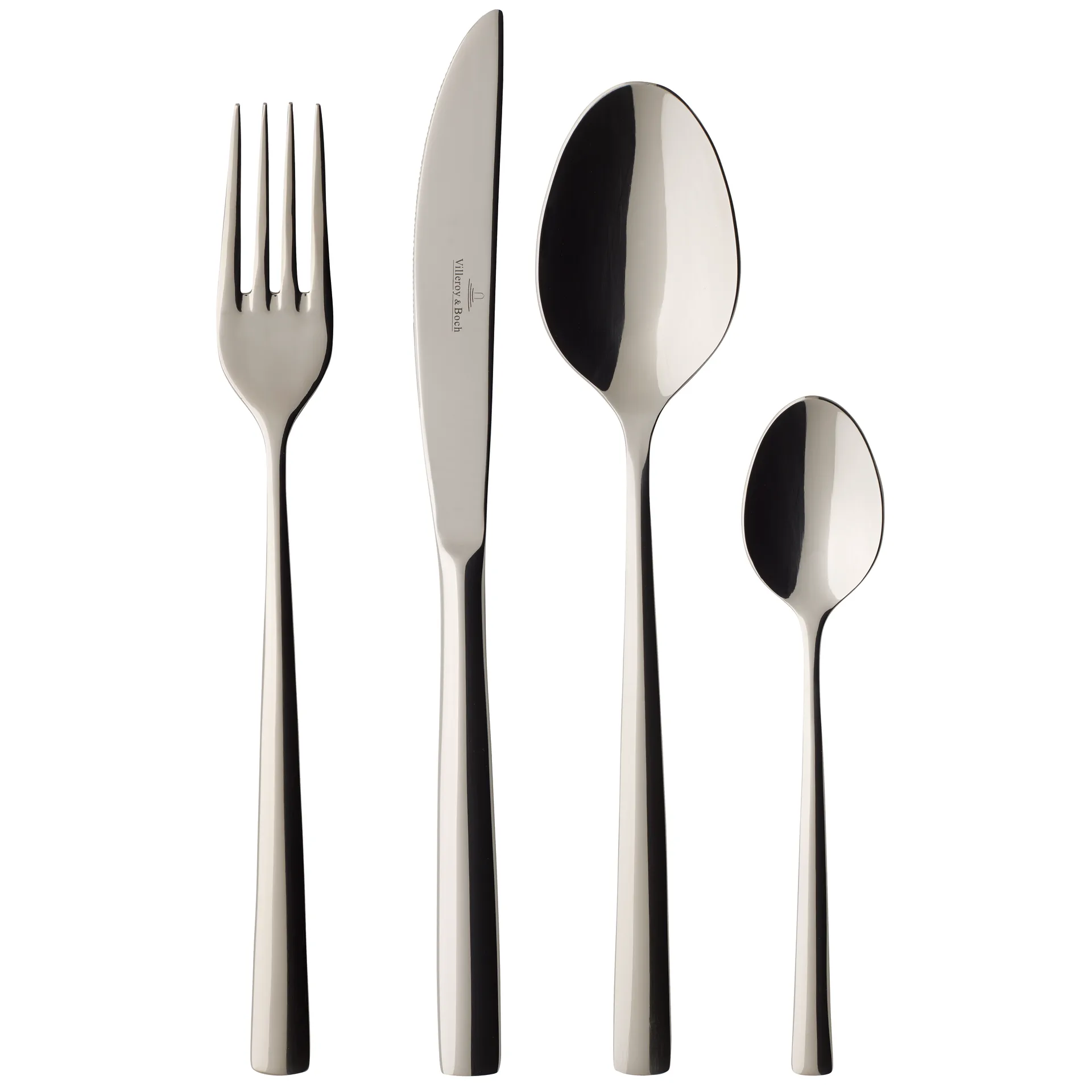 Piemont aterinsetti 24 osaa, Ruostumaton teräs Villeroy & Boch
