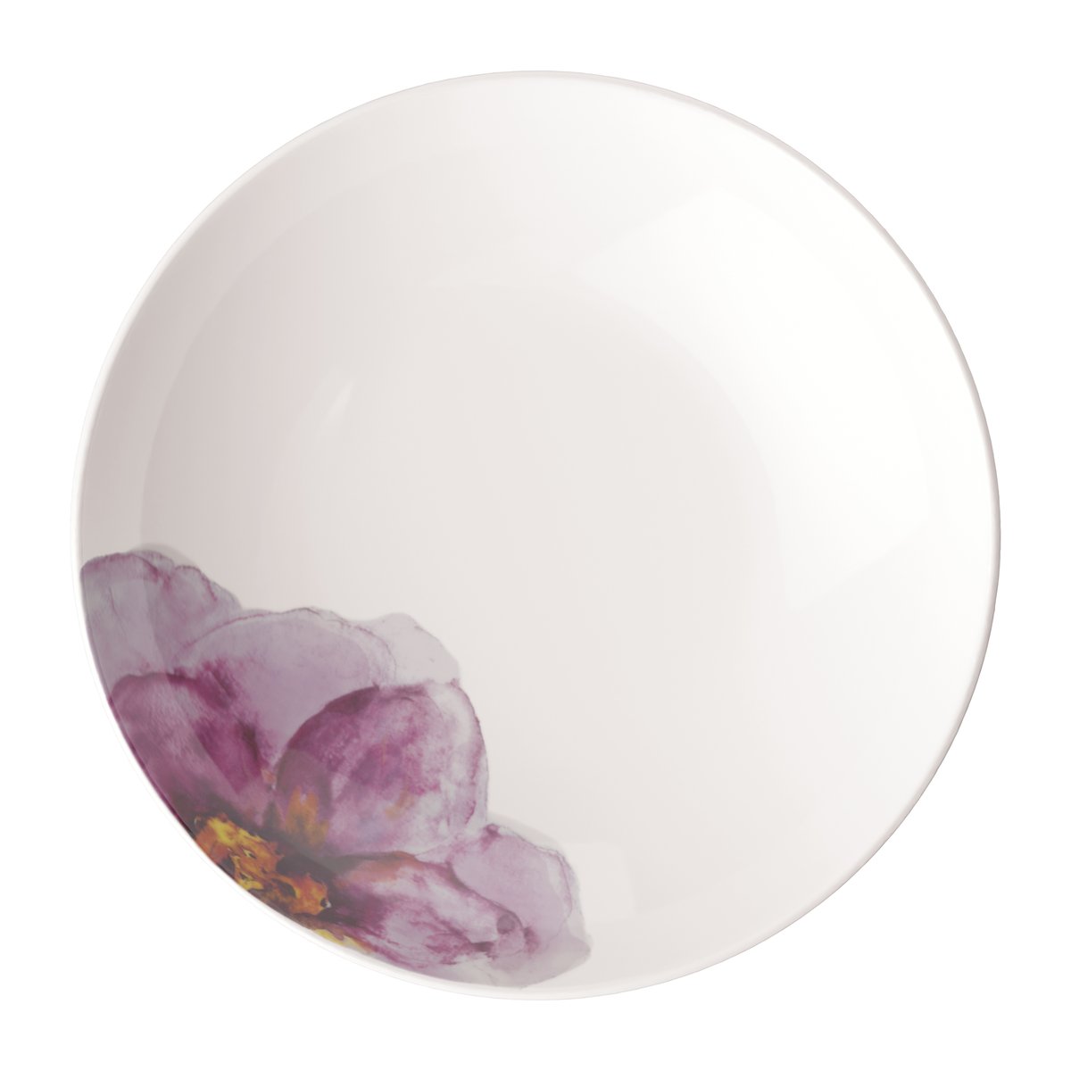 Villeroy & Boch Rose Garden -pastalautanen 24 cm Valkoinen-punainen