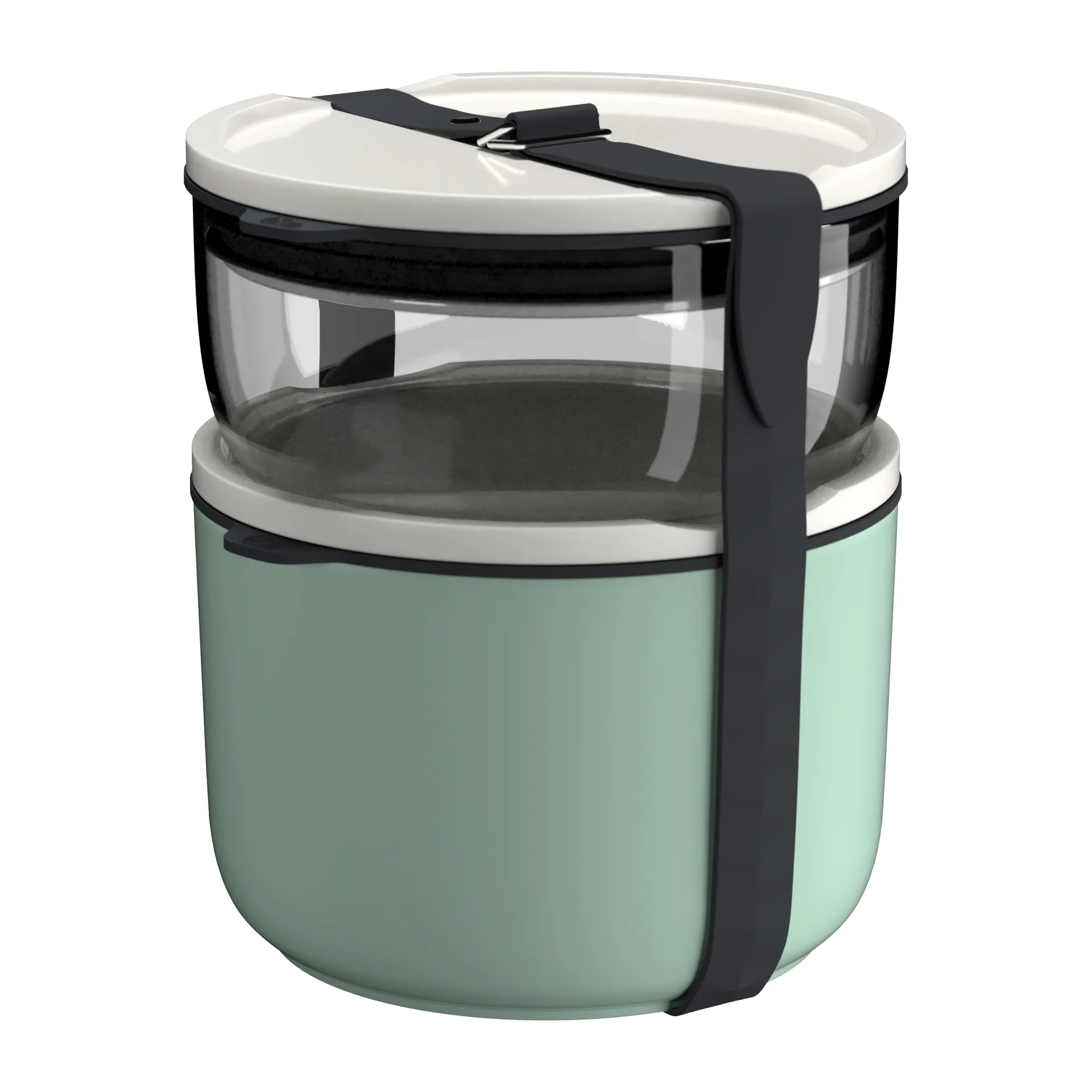 To Go & To Stay ruokalaatikko pyöreä setti, Vihreä-valkoinen-kirkas Villeroy & Boch