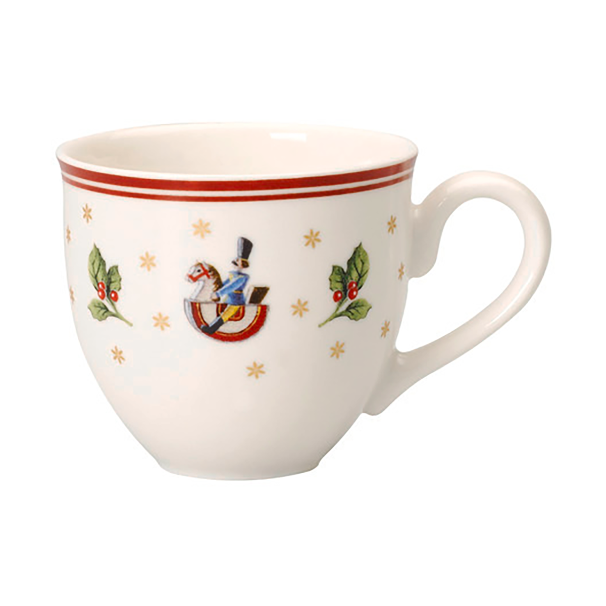 Villeroy & Boch Toy's Delight -espressokuppi 10 cl Valkoinen-punainen