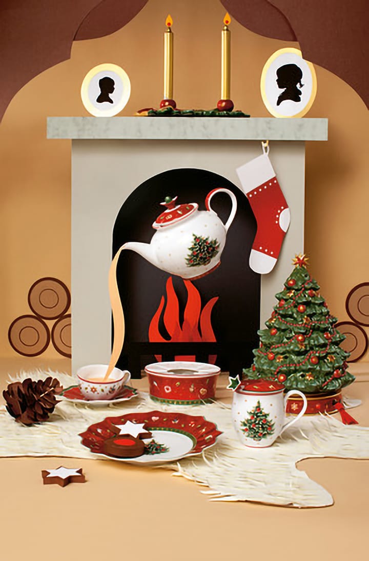 Toy´s Delight joulukuusi musiikkilaatikolla, Valko-punainen Villeroy & Boch