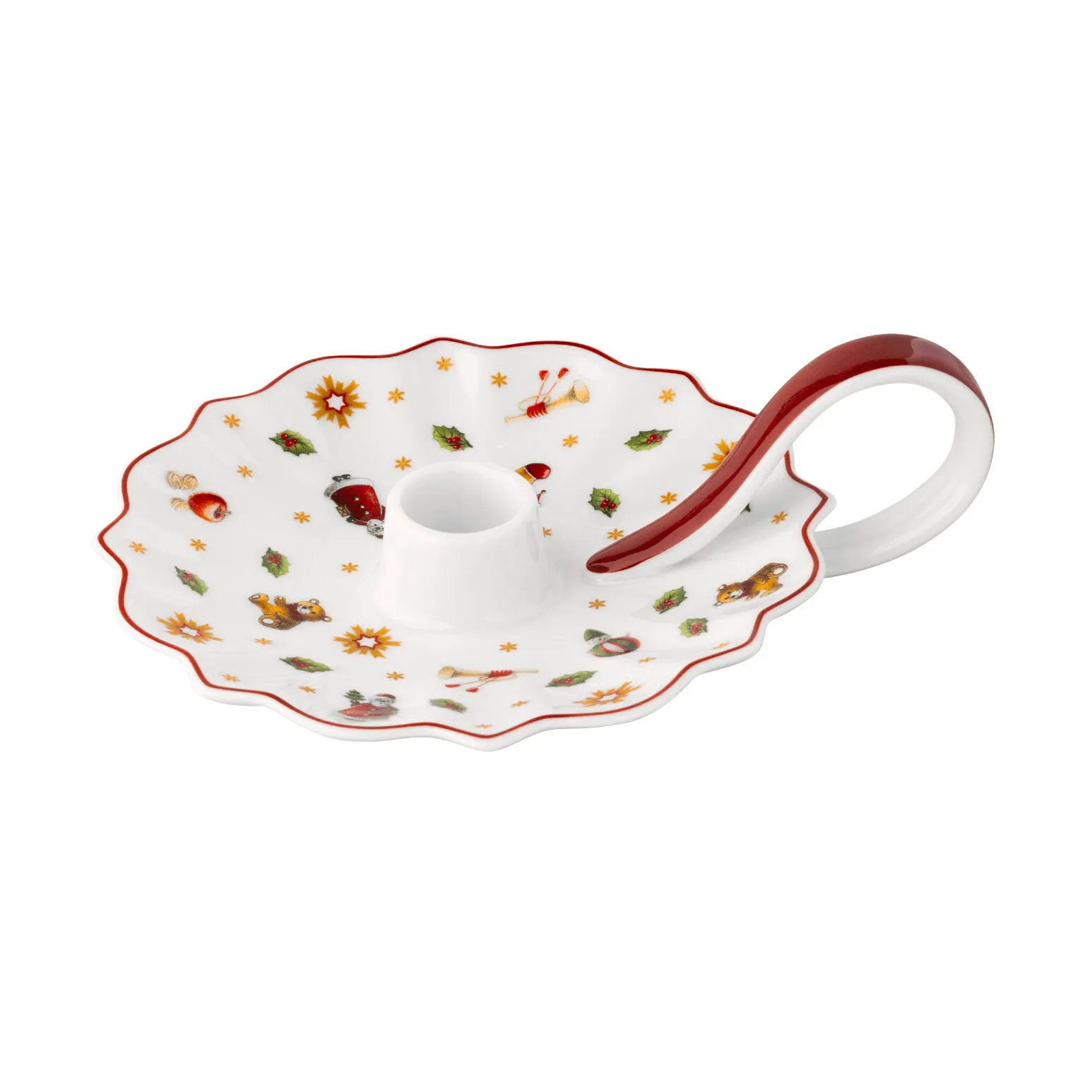 Toy's Delight kynttilänjalka, Valkoinen-punainen Villeroy & Boch