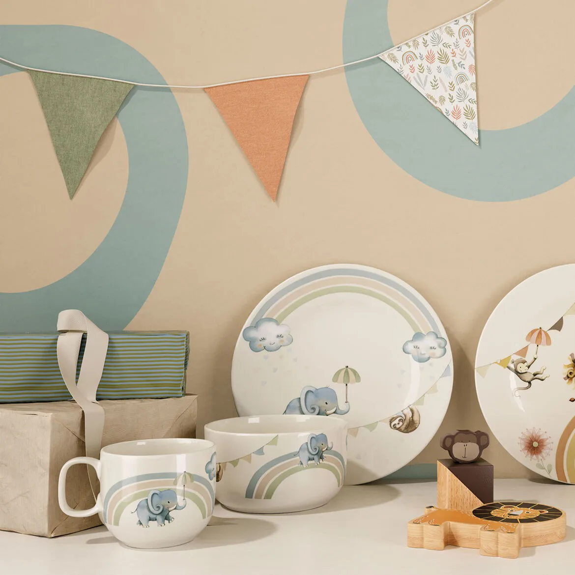 Walk like an Elephant lastenastiasto, 3 osaa Villeroy & Boch