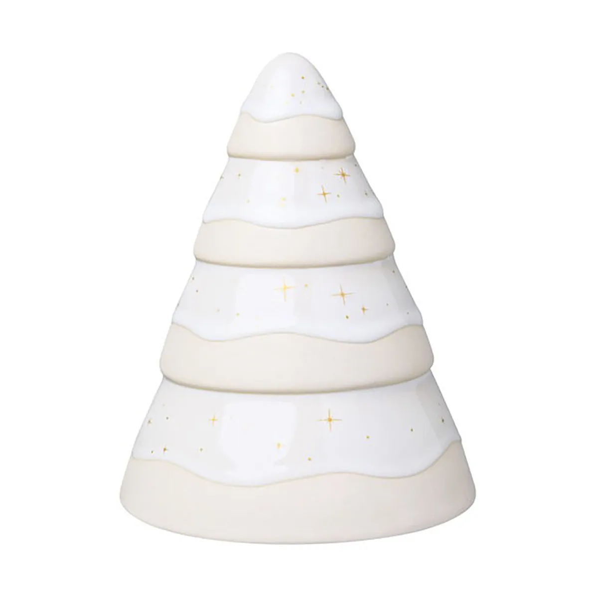 Winter Glow -koriste joulukuusi 14 cm, Valkoinen-beige Villeroy & Boch