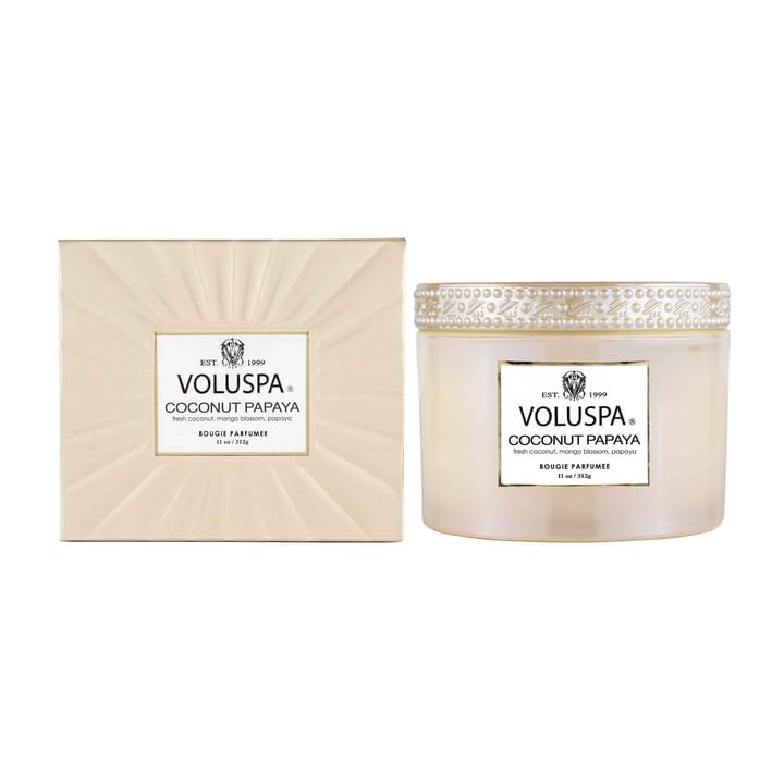 Boxed Corta Maison -tuoksukynttilä, 45 tuntia - Coconut Papaya - Voluspa