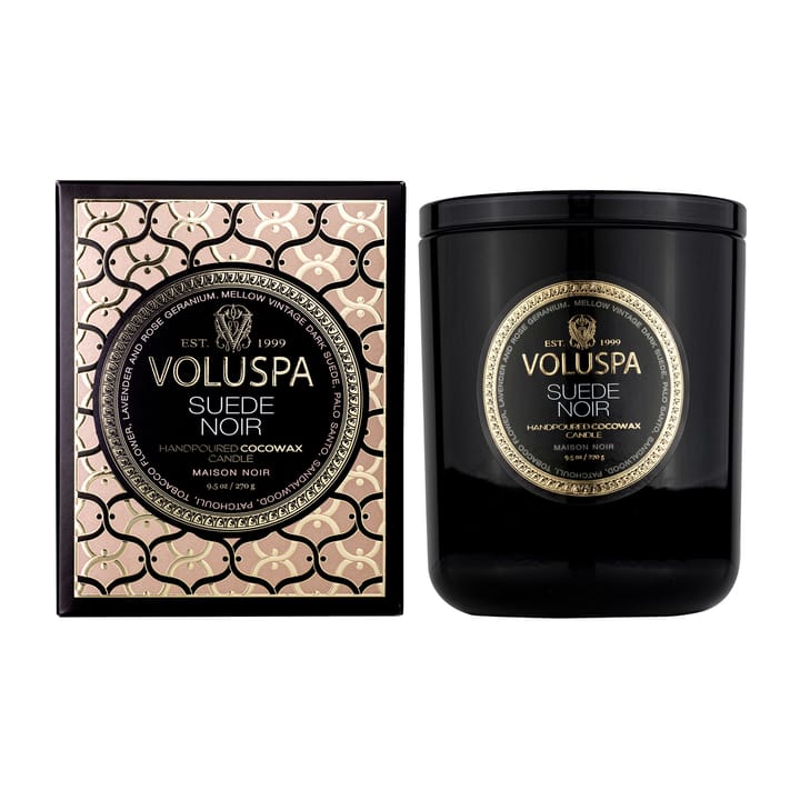 Classic Maison Noir tuoksukynttilä 60 tuntia - Suede Noir - Voluspa