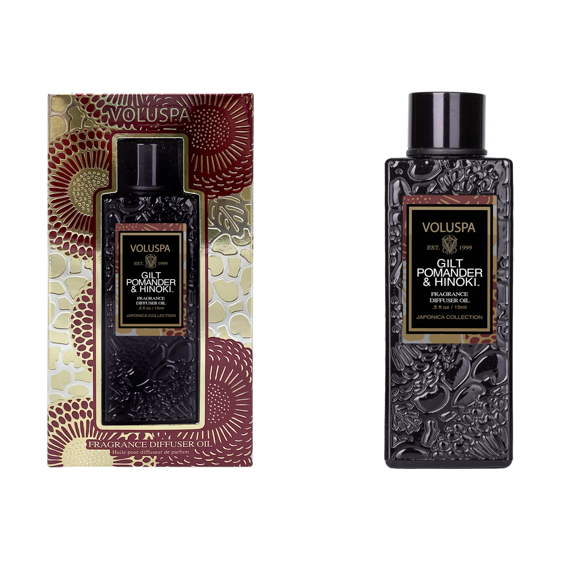 Gilt Pomander & Hinoki eteerinen öljy, 15 ml Voluspa