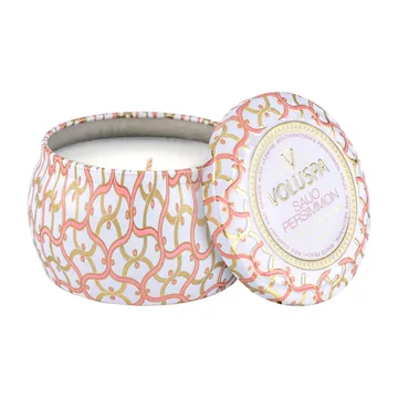 Maison Blanc Mini Tin tuoksukynttilä 25 tuntia - Saijo Persimmon - Voluspa