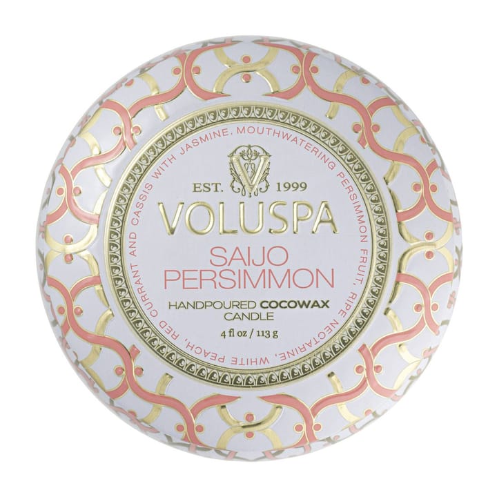 Maison Blanc Mini Tin tuoksukynttilä 25 tuntia - Saijo Persimmon - Voluspa