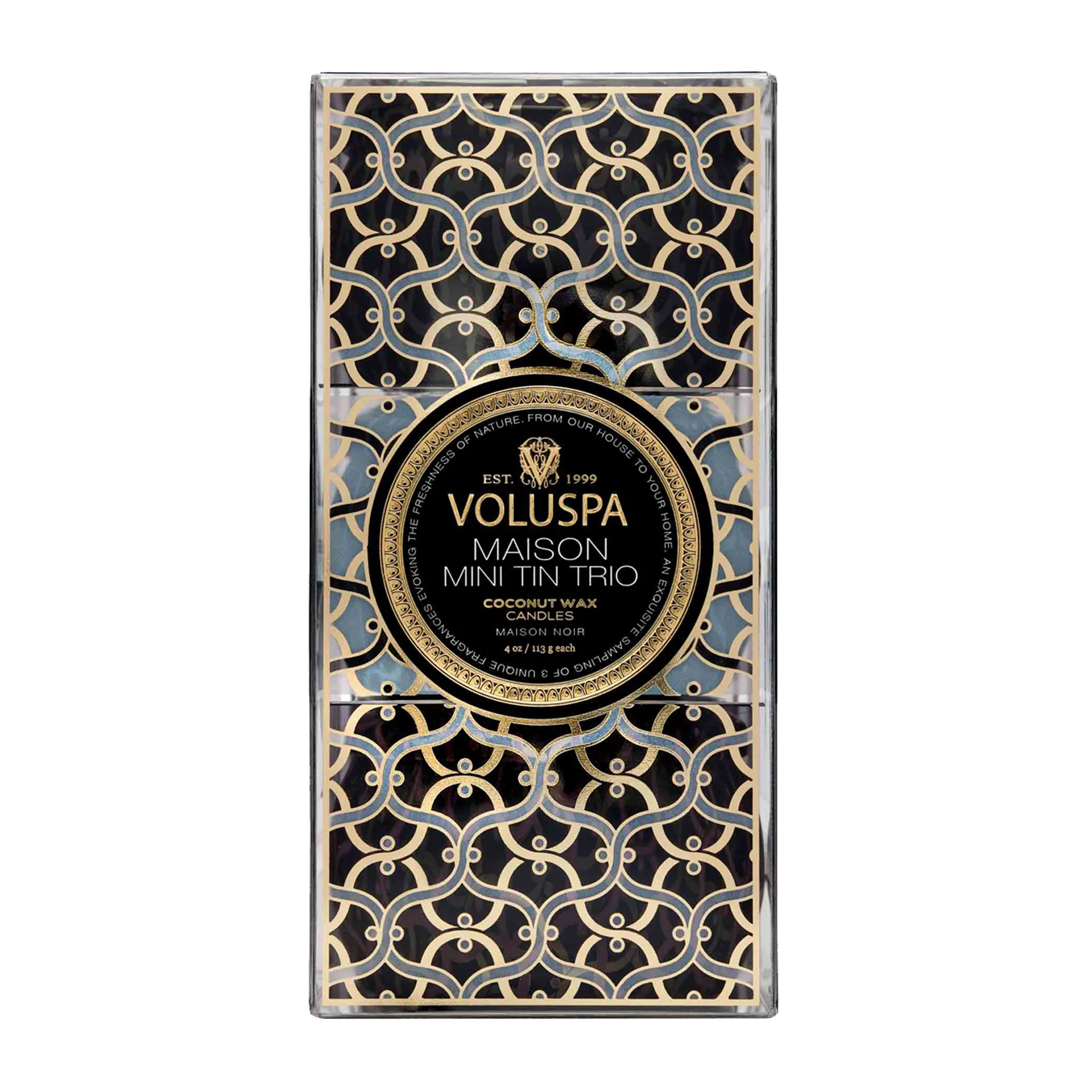 Maison Noir Minitin gåvosetti 3-pack, 2022 Voluspa