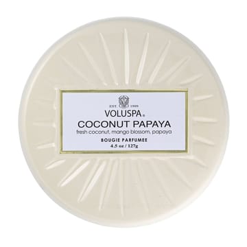 Vermeil Mini Tin tuoksukynttilä 25 tuntia - Coconut Papaya - Voluspa