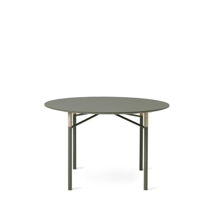 Affinity ruokapöytä, Light green, round Warm Nordic