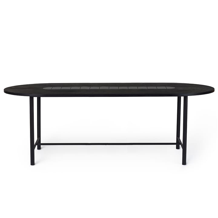 Be My Guest -pöytä 220 cm - Mustaöljytty tammi-musta - Warm Nordic