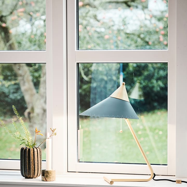 Brass Top -pöytävalaisin, Warm white, messinkirunko Warm Nordic