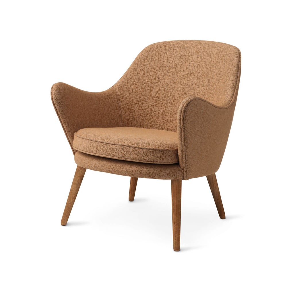 Warm Nordic Dwell loungetuoli Kangas sprinkles 254 latte, jalat savutammea