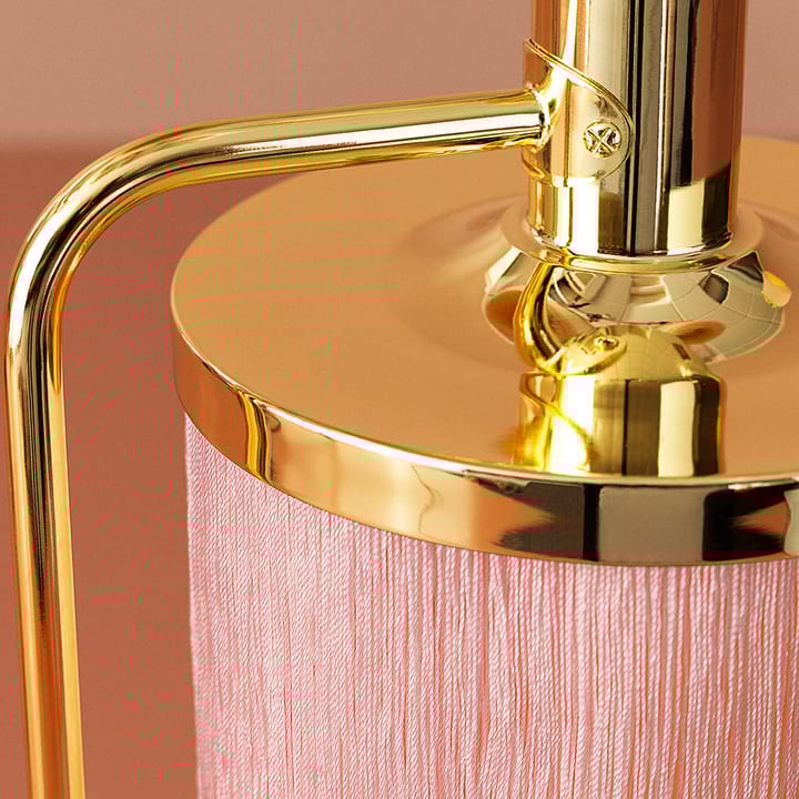 Fringe lattiavalaisin, Pale pink, messinkipinnoitettu teräs Warm Nordic