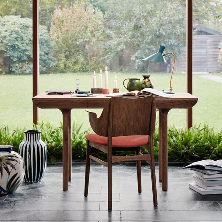 Gesture tuoli, verhoiltu istuin- ja selkäosa, Kangas canvas 926 sage green, valkoöljytty tammirunko, verhoiltu istuinosa, verhoiltu selkänoja Warm Nordic