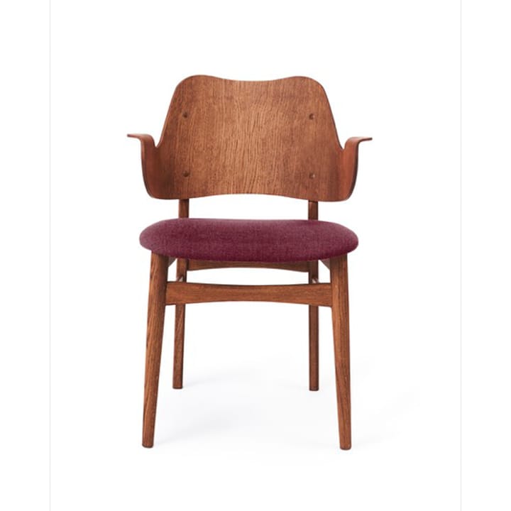 Gesture tuoli, verhoiltu istuinosa - Bordeaux-tiikkiöljytty tammirunko - Warm Nordic