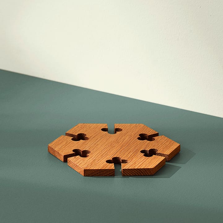 Gourmet Wood Trivet hexagon - Tammi - Warm Nordic