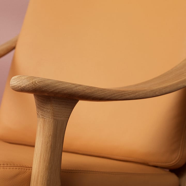 Lean Back Soavé -nojatuoli valkoöljyttyä tammea, Nature Warm Nordic