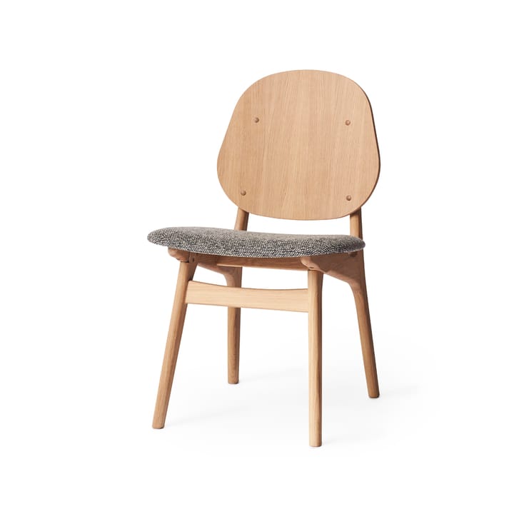 Noble tuoli - Kangas graphic sprinkles, valkoöljytty tammirunko - Warm Nordic