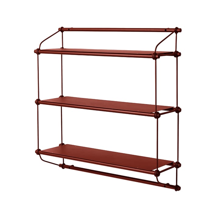 Parade hylly - Oxide red, 3 hyllyä - Warm Nordic