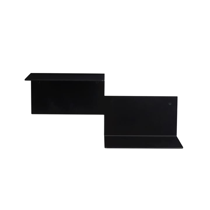 Repeat hylly - Black noir, vasemmanpuoleinen - Warm Nordic