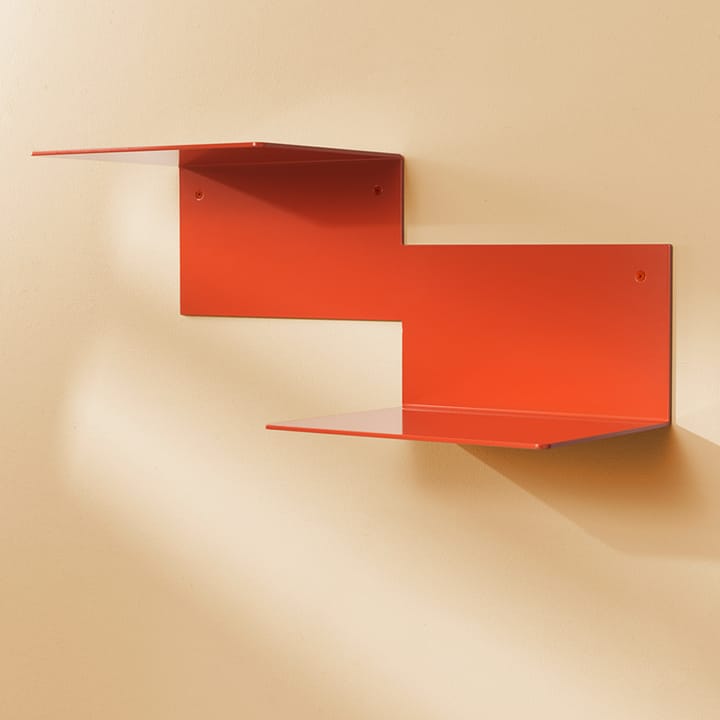 Repeat hylly, Rusty red, vasemmanpuoleinen Warm Nordic