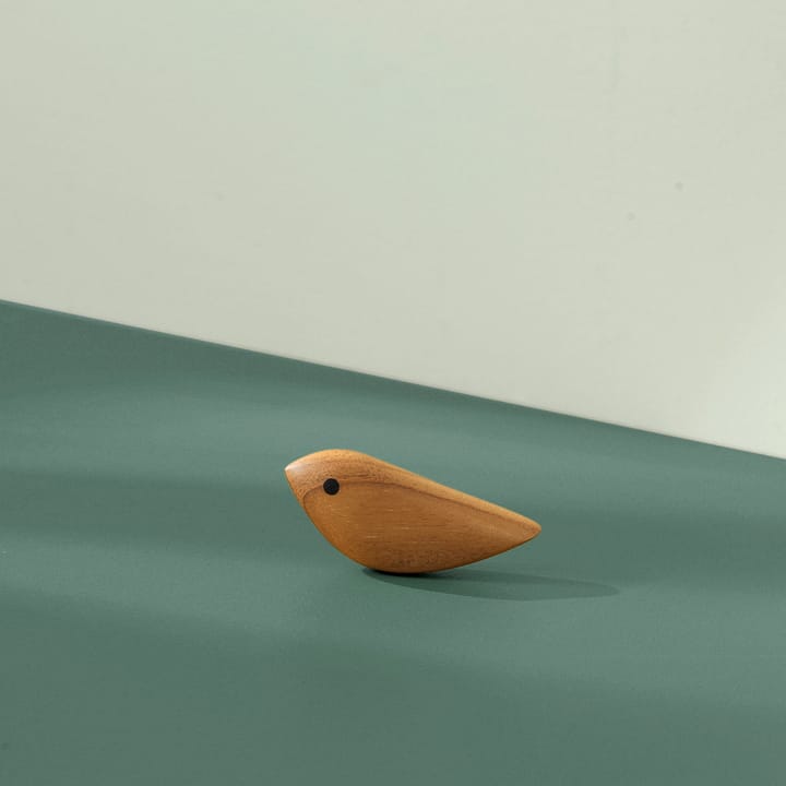 Twirling Bird -koriste, S, Tiikki Warm Nordic