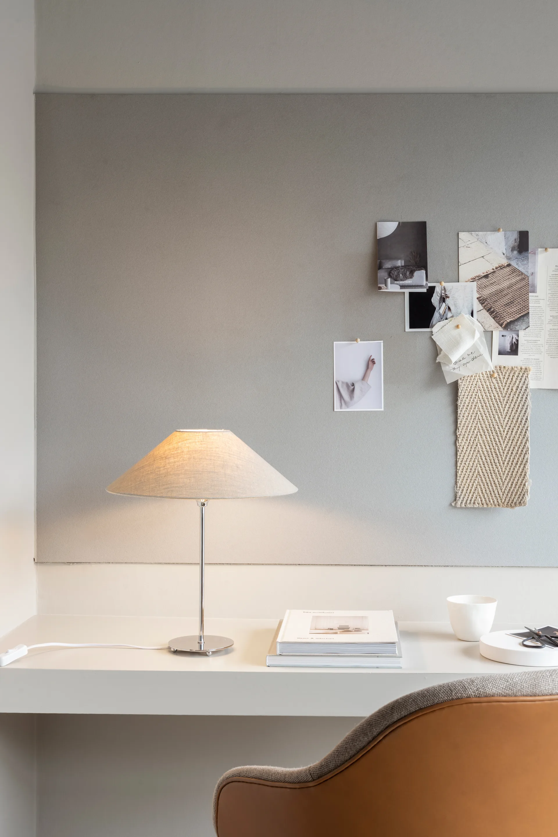 Basic flat -lampunvarjostin Ø 36 cm, Luonnollinen Watt & Veke