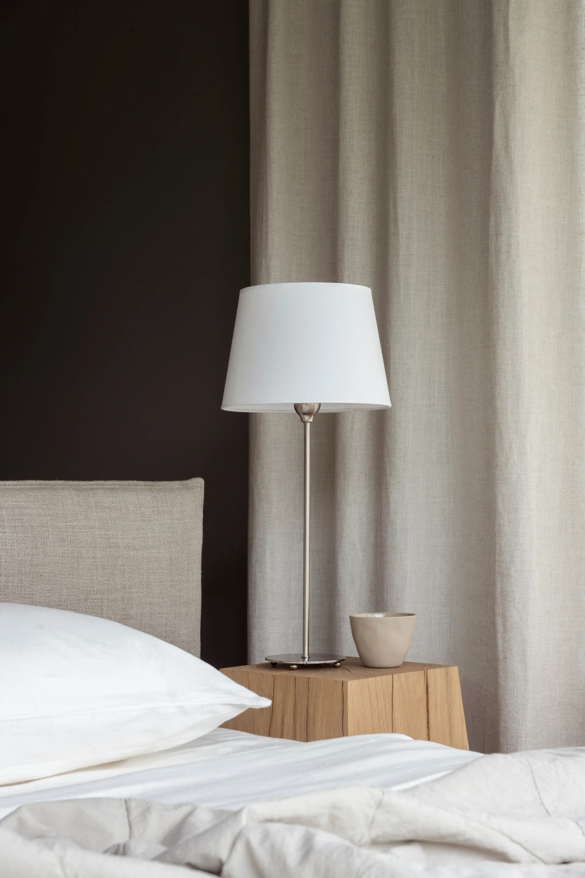 Basic straight lampunvarjostin Ø26 cm, White Watt & Veke