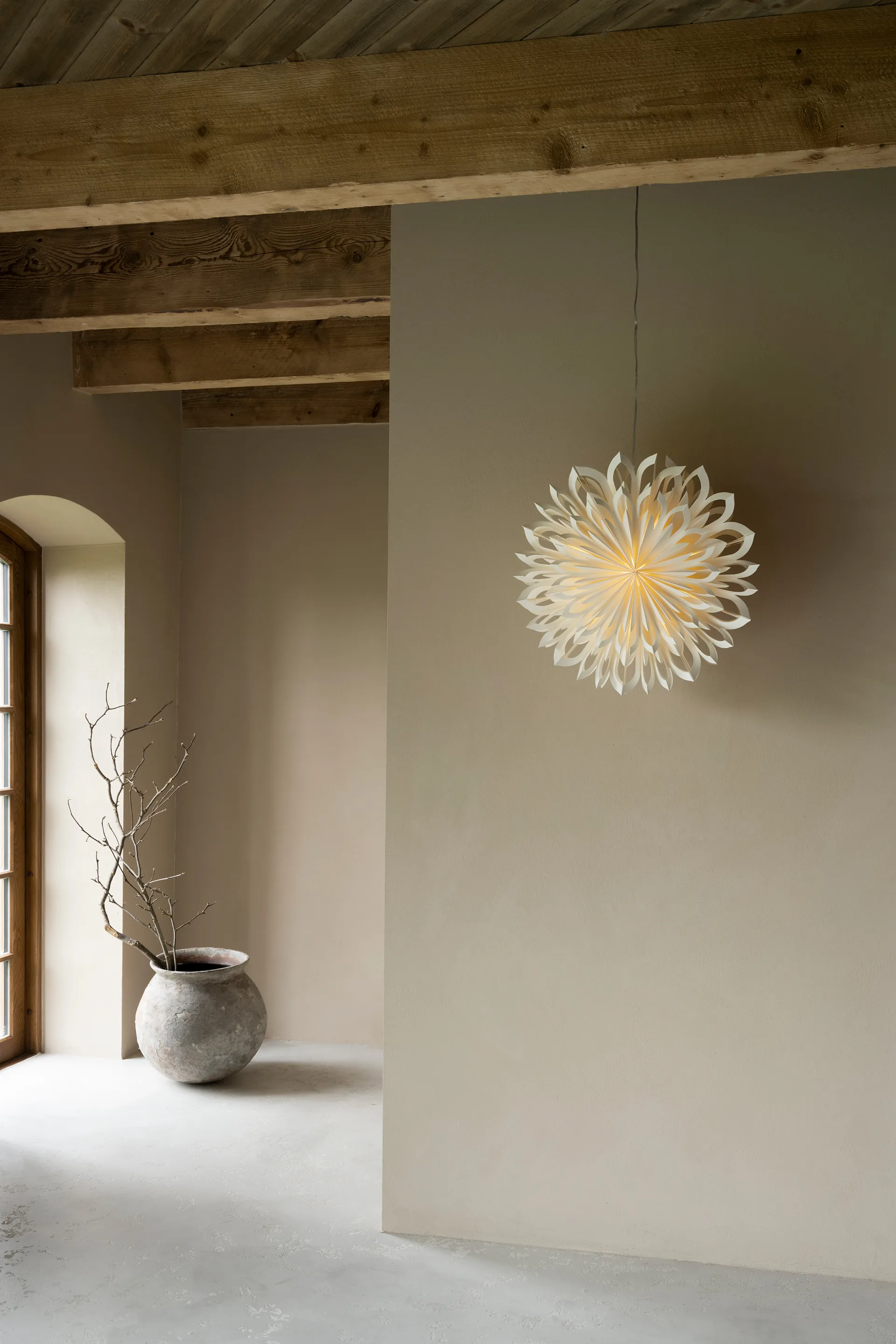 Clara adventtitähti Ø 50 cm, Valkoinen Watt & Veke