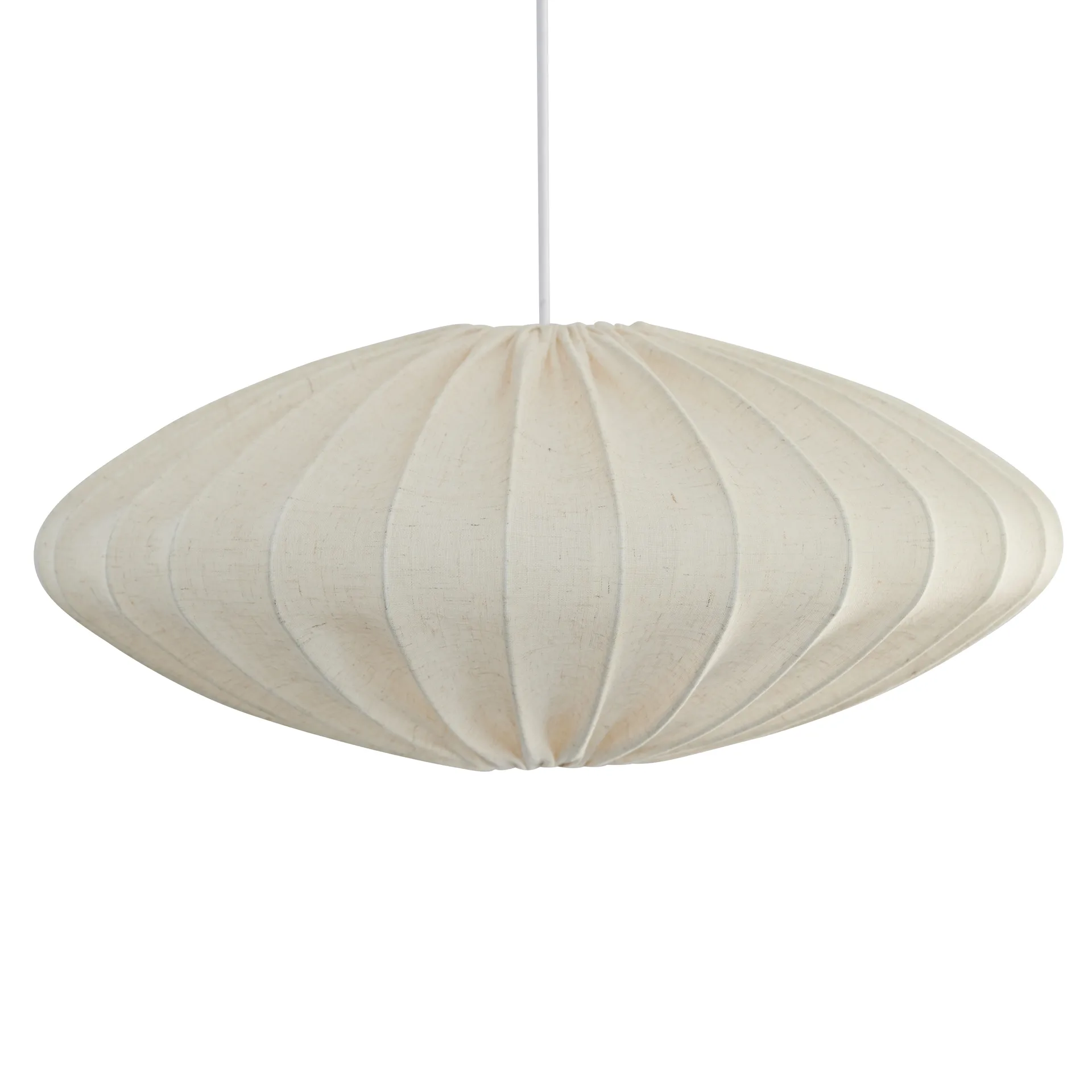 Ellipse lampunvarjostin 65 cm pellava, Natural Watt & Veke