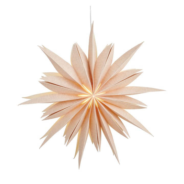 Fiona adventtitähti Ø 65 cm, Natural Watt & Veke