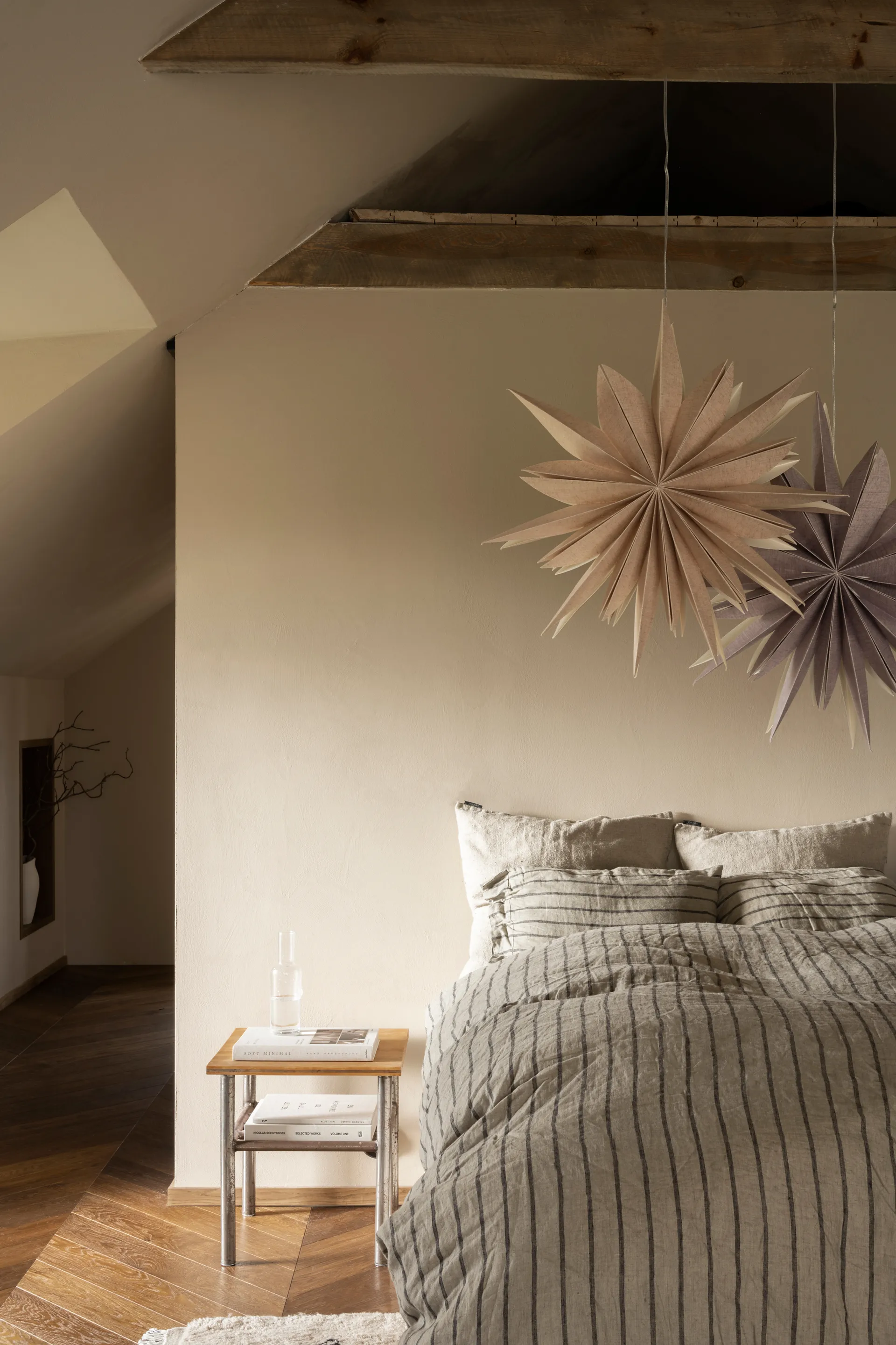 Fiona adventtitähti Ø 65 cm, Natural Watt & Veke