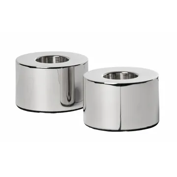 Helix kynttilänjalka, 2-pakkaus - Kiiltävä kromi - Watt & Veke