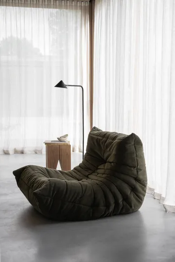 Kuro lattiavalaisin - Black, Ø14×120 cm - Watt & Veke